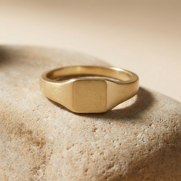 MINIMAL SIGNET RING